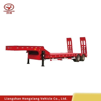 80 tonnellate 100 tonnellate 120 tonnellate rimorchio idraulico a collo d'oca staccabile a letto basso con pneumatici 12r22,5