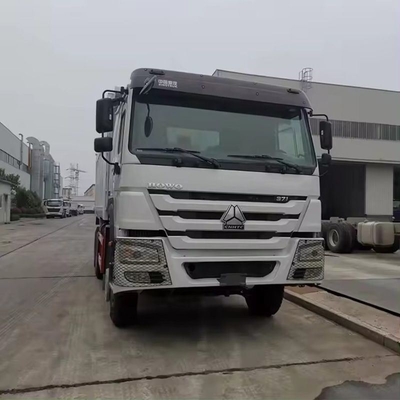 Pneumatici senza tubi camion spazzatura usato 371HP 10 ruote HOWO Muck Truck per il segmento dei camion pesanti