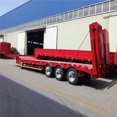 20FT 40FT Container Transport Semi-trailer a letto basso con design a letto piatto e materiali