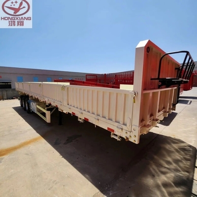 12 ruote carico sfuso Side Tipper Dump Trailer con sospensione a braccio croce