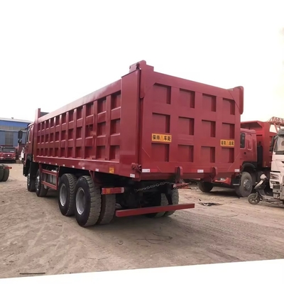Camion a gomma usato HOWO 8X4 40 tonnellate caricatore a 12 ruote Sinotruck Camion a gomma HOWO
