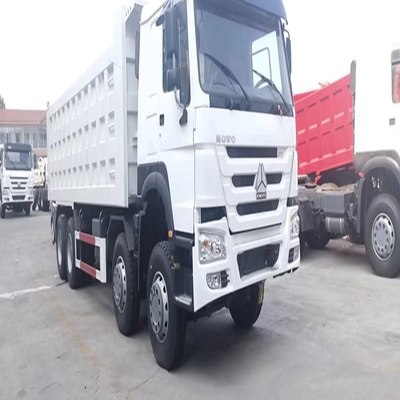 12 ruote usate 420 CV 375 CV camion da scarico pesante con sedile del conducente a sospensione pneumatica