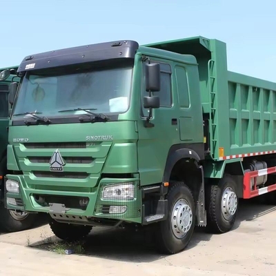 10.2 tonnellate usato HOWO 371HP Dump Truck a destra 8X2 Tipper Truck per l'estrazione mineraria 30 tonnellate