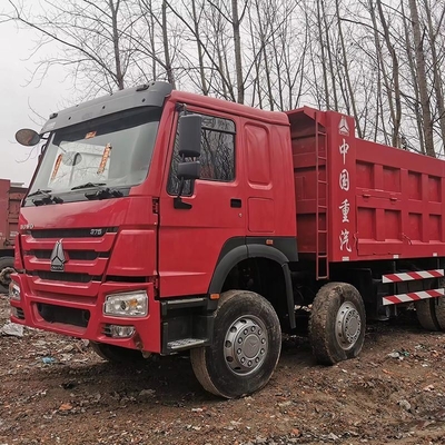 10.2 tonnellate usato HOWO 371HP Dump Truck a destra 8X2 Tipper Truck per l'estrazione mineraria 30 tonnellate