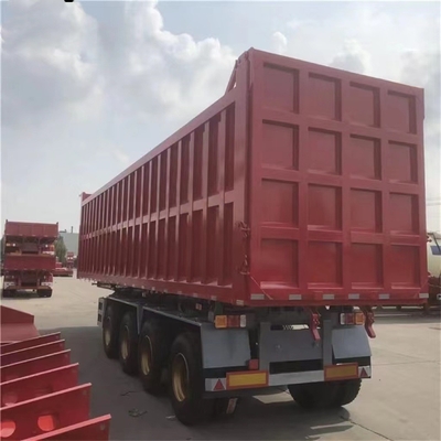 50 tonnellate 60 tonnellate e 80 tonnellate Capacità 4 assi rimorchio per servizi di consegna a piatta piatta