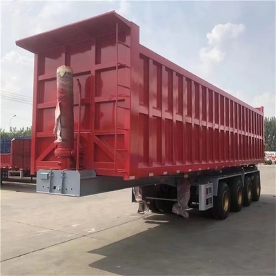 50 tonnellate 60 tonnellate e 80 tonnellate Capacità 4 assi rimorchio per servizi di consegna a piatta piatta
