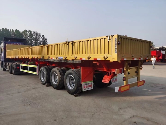 Prodotto in 3 assi semi-remolchi a parete laterale auto-dumping con servizio post-vendita di 1 anno