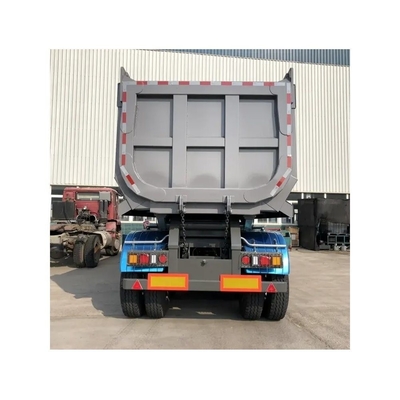 Camion rimorchio cilindro idraulico a forma di U di fondo laterale scarico a ribaltamento camion a ribaltamento per l'estrazione di minerale di sabbia rocciosa