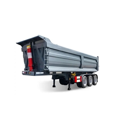 Camion rimorchio cilindro idraulico a forma di U di fondo laterale scarico a ribaltamento camion a ribaltamento per l'estrazione di minerale di sabbia rocciosa
