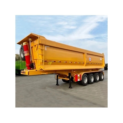 Camion rimorchio cilindro idraulico a forma di U di fondo laterale scarico a ribaltamento camion a ribaltamento per l'estrazione di minerale di sabbia rocciosa