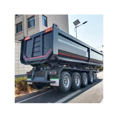 25cbm 32cbm U-shaped End Rear Tipper Dumper Dump Semi Truck Trailer per lavori pesanti