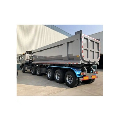 25cbm 32cbm U-shaped End Rear Tipper Dumper Dump Semi Truck Trailer per lavori pesanti