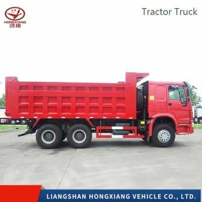 Sinotruk HOWO 6X4 10 Ruota Usata Prime Mover Tractor Head Truck con finestrino manuale