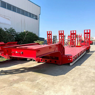 3 assi 60 tonnellate 80 tonnellate letto basso 3 assi semirimorchio semirimorchio con asse da 13 t