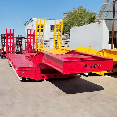 3 assi 60 tonnellate 80 tonnellate letto basso 3 assi semirimorchio semirimorchio con asse da 13 t