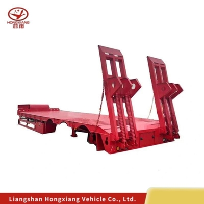 80 tonnellate 100 tonnellate 120 tonnellate rimorchio idraulico a collo d'oca staccabile a letto basso con pneumatici 12r22,5