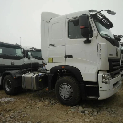 6*4 ruota motrice Sinotruk HOWO CNG camion trattore 10 giri motore usato camion trattore