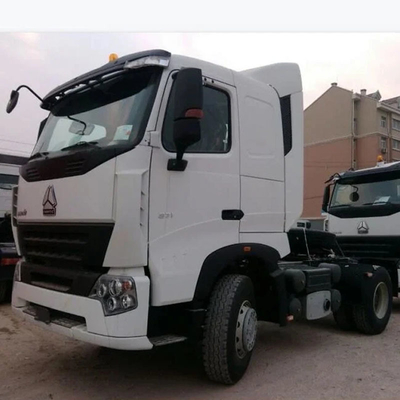 6*4 ruota motrice Sinotruk HOWO CNG camion trattore 10 giri motore usato camion trattore