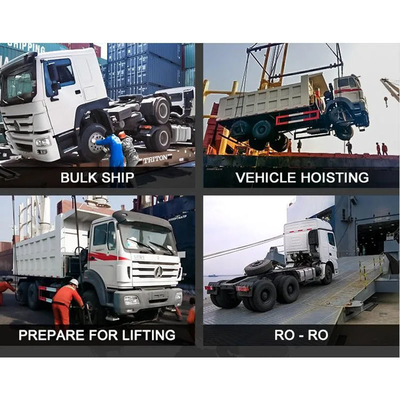 Segmento camion pesante 6X4 60 tonnellate Rhd Sinotruk HOWO testa trattore camion finestra manuale