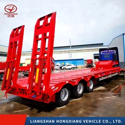 3 assi 20FT 40FT 60 tonnellate semirimorchio a letto basso non auto-dumping e battistrada 2240mm
