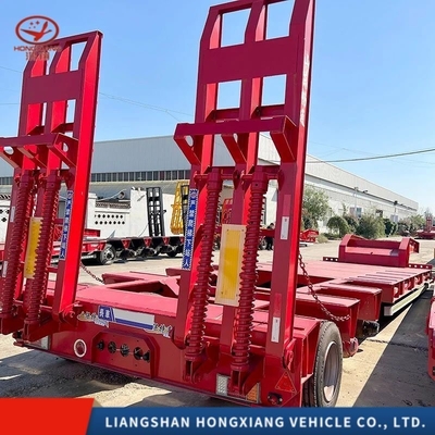 3 assi 20FT 40FT 60 tonnellate semirimorchio a letto basso non auto-dumping e battistrada 2240mm