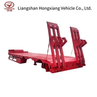 Camion a letto piatto semirimorchio a letto basso 13500X3000X1550 mm da 40 tonnellate 3 assi
