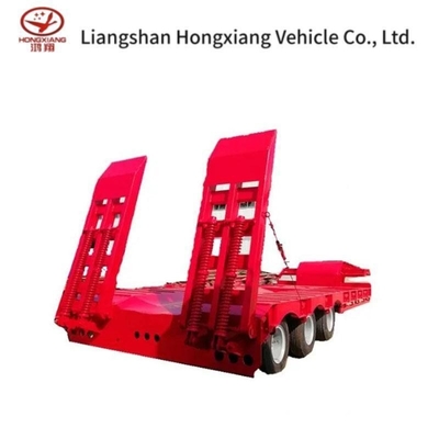 3 assi 80t Lowbed Low Flatbed Loader Drop Deck Trailer con servizio clienti di consulenza
