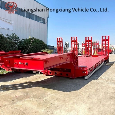 3 assi 80t Lowbed Low Flatbed Loader Drop Deck Trailer con servizio clienti di consulenza