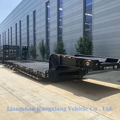 Semi-remolchio a due velocità con gamba di atterraggio realizzato in serbatoio di polvere Prime Mover come magazzino di camion