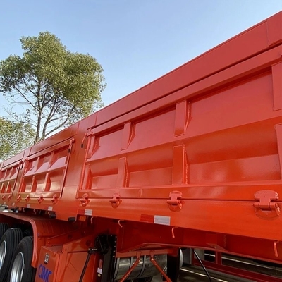 500 mm di altezza Q345b rimorchio di inclinazione del fascio principale per tre assi