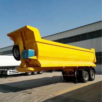 Sistema di frenatura a doppia linea 3 assi rimorchio a capovolgimento posteriore con ingranaggio standard da 28 tonnellate