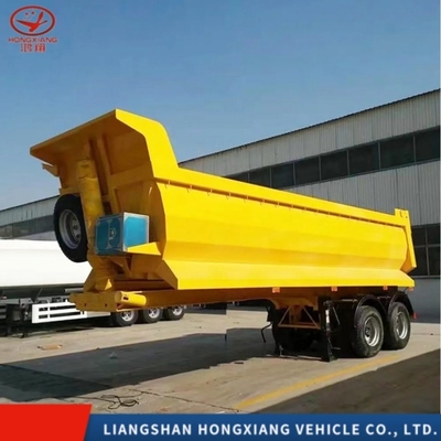 Autodumping di 80 tonnellate EHL9400Z 3 assi semi-rimorchio a rimbalzo posteriore