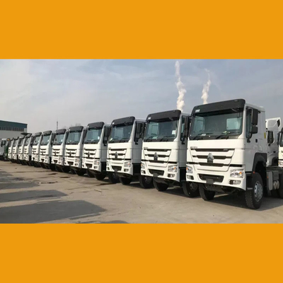 1 anno Servizio post-vendita Euro2 Camioni HOWO 371/375HP Camioni a scarico di rifiuti Testa del trattore