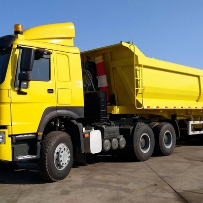 60 tonnellate di carico pesante di scarico camion scarico rimorchio Sinotruk 3/4 asse tipping tipper rimorchio