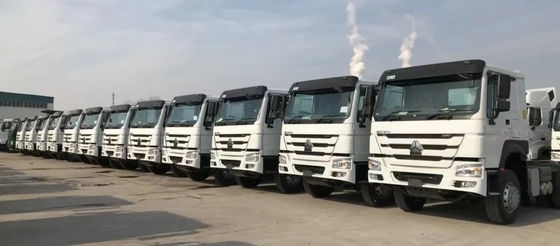 4X2 Tractor Truck Head Trailer Tractor Trucks con pneumatici senza tubi e elevata capacità