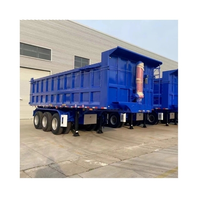 Trailers automatici a gomma di tipo U 50 tonnellate 3 assi Trailers automatici a gomma di 3 assi ABS Sistema di frenatura antiblocco
