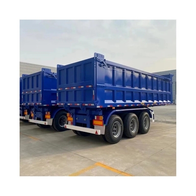 Trailers automatici a gomma di tipo U 50 tonnellate 3 assi Trailers automatici a gomma di 3 assi ABS Sistema di frenatura antiblocco