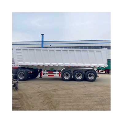 Trailers automatici a gomma di tipo U 50 tonnellate 3 assi Trailers automatici a gomma di 3 assi ABS Sistema di frenatura antiblocco
