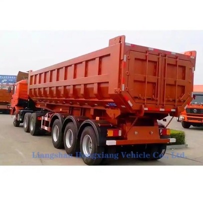 Semi-remorco per camion 25 metri cubi 30 tonnellate Semi-remorco idraulico