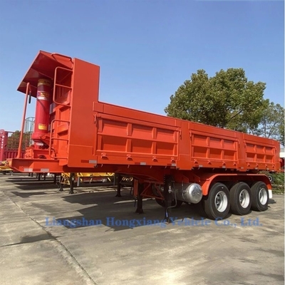 Semi-remorco per camion 25 metri cubi 30 tonnellate Semi-remorco idraulico