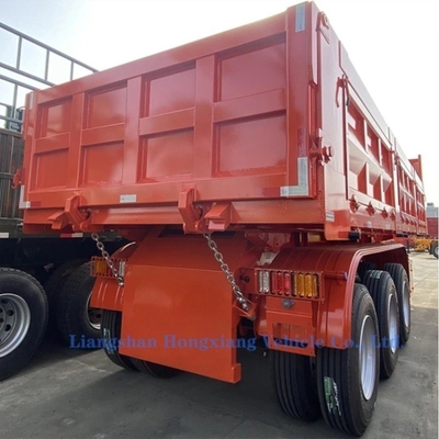 Semi-remorco per camion 25 metri cubi 30 tonnellate Semi-remorco idraulico