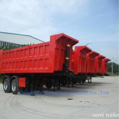 Pietra e sabbia Funzione 3/4 Asse Dumpper Tipping Tandem Dump Tipper Hydraulic