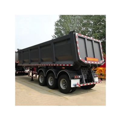 Semi rimorchio personalizzabile Ghiaia di ribaltamento utilizzata Tri Asse Semi Bottom Gooseneck Dump Haulers