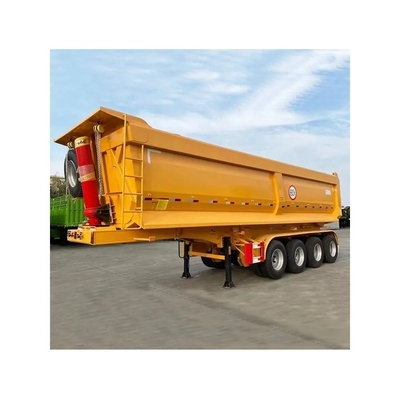 Personalizzazione 3 assi 80 tonnellate rimorchio di trasporto carbone con Hyva cilindro e 13t asse