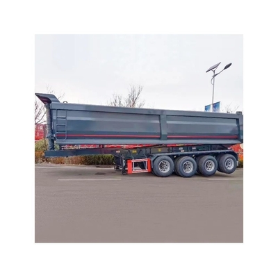 60 tonnellate di rimorchio di semi-camion con rimorchio a tre assi con cilindro idraulico