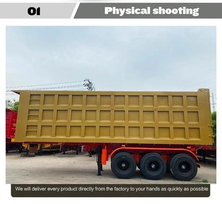 Sinotruk 12 ruote 30 metri cubi HOWO 40tons 8X4 tipper dump truck per prestazioni
