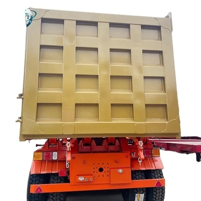 Camion a ribaltamento laterale semirimorchio con 12 pneumatici e sistema idraulico avanzato
