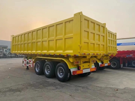 Autodumping Trailers pesanti per trattori semi-pipe Dump Trailers in acciaio Materiale e progettazione
