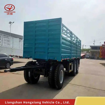Cargo non auto-dumping da 120 tonnellate con rimorchio con rimorchio a rimorchio posteriore per il trasporto di carichi pesanti