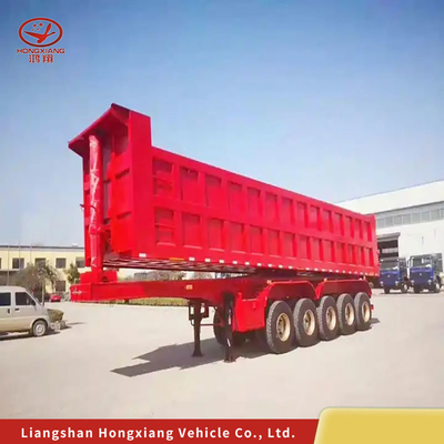 Cargo non auto-dumping da 120 tonnellate con rimorchio con rimorchio a rimorchio posteriore per il trasporto di carichi pesanti